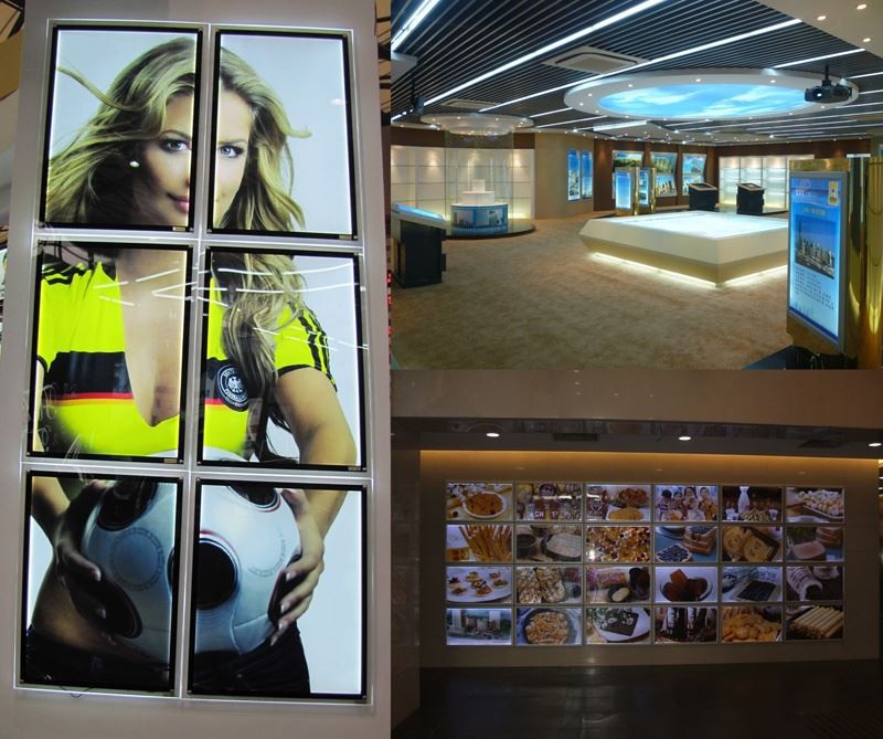 led frame for wall